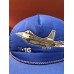F16 FALCON VINTAGE 197080's SNAPBACK TRUCKERS BASEBALL HAT CAP RARE JET  eb-74576229